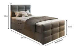 MASSENO Boxbett mit Bettkasten Amon