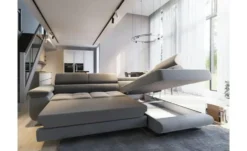 MASSENO Ecksofa mit Schlaffunktion Selva