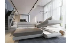 MASSENO Ecksofa mit Schlaffunktion Apiro