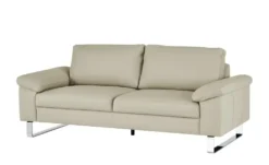 Max Schelling Ledersofa mit Kufengestell Maximum
