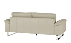 Max Schelling Ledersofa mit Kufengestell Maximum