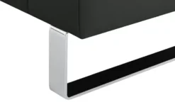 Max Schelling Ledersofa mit Kufengestell Maximum