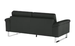 Max Schelling Ledersofa mit Kufengestell Maximum