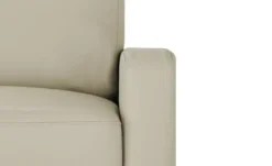 Max Schelling Ledersofa mit Kufengestell Maximum