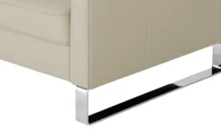 Max Schelling Ledersofa mit Kufengestell Maximum