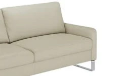 Max Schelling Ledersofa mit Kufengestell Maximum