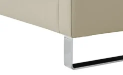 Max Schelling Ledersofa mit Kufengestell Maximum