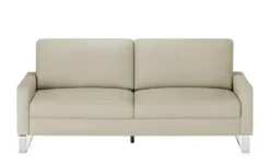 Max Schelling Ledersofa mit Kufengestell Maximum