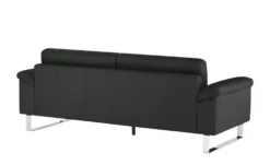 Max Schelling Ledersofa mit Kufengestell Maximum