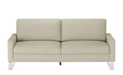 Max Schelling Ledersofa mit Kufengestell Maximum