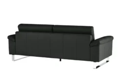 Max Schelling Ledersofa mit Kufengestell Maximum