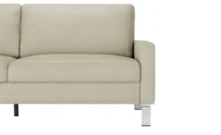 Max Schelling Ledersofa mit Winkelfüßen Maximum