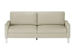 Max Schelling Ledersofa mit Winkelfüßen Maximum