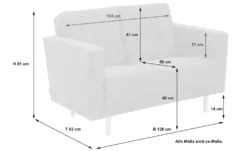 Max Winzer Einzelsofa Jasmin