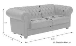 Max Winzer Sofa 3-Sitzer Norwin