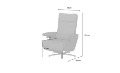 meinSofa Drehsessel aus Leder Franzi