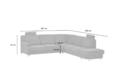 meinSofa Ecksofa Ole-S