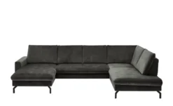 meinSofa Wohnlandschaft aus Mikrofaser Grace
