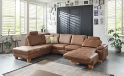 meinSofa Wohnlandschaft Leder Samu