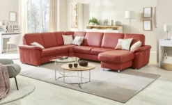 meinSofa Wohnlandschaft Leder Carolin