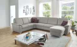 meinSofa Wohnlandschaft Mikrofaser Rita
