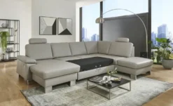 meinSofa Wohnlandschaft mit Sitz- und Rückenbezug aus Echtleder Samu-L