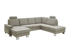 meinSofa Wohnlandschaft mit Sitz- und Rückenbezug aus Echtleder Samu-L