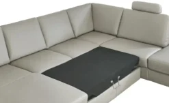 meinSofa Wohnlandschaft mit Sitz- und Rückenbezug aus Echtleder Samu-L