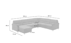meinSofa Wohnlandschaft mit Boxspringpolsterung Donald
