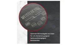 Meisterkoch Gusseisen-Wok mit Deckel OPUS