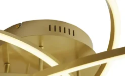 Meisterleuchten LED-Deckenleuchte messing-matt