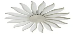 Meisterleuchten LED-Deckenleuchte, ´Sonne´ Nickel matt