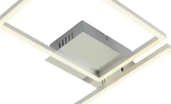 Meisterleuchten LED-Deckenleuchte, 2-flammig chrom mit Fernbedienung