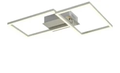 Meisterleuchten LED-Deckenleuchte, 2-flammig chrom mit Fernbedienung