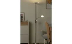 Meisterleuchten LED-Deckenfluter, 2-flammig, Nickel matt
