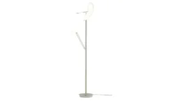 Meisterleuchten LED-Deckenfluter, 3-flammig, Nickel-matt/ chrom