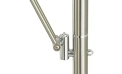 Meisterleuchten LED-Deckenfluter, 3-flammig, Nickel-matt/ chrom