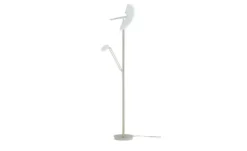 Meisterleuchten LED-Deckenfluter, 3-flammig, Nickel-matt/ chrom