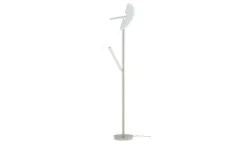 Meisterleuchten LED-Deckenfluter, 3-flammig, Nickel-matt/ chrom