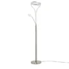 Meisterleuchten LED-Deckenfluter, 2-flammig, Chrom