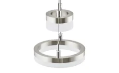 Meisterleuchten LED-Pendelleuchte, 2-flammig, nickel matt