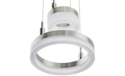Meisterleuchten LED-Pendelleuchte, 2-flammig, nickel matt