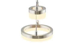 Meisterleuchten LED-Pendelleuchte, 2-flammig, nickel matt