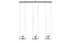 Meisterleuchten LED-Pendelleuchte, 6-flammig, nickel matt
