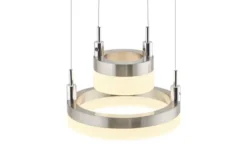 Meisterleuchten LED-Pendelleuchte, 6-flammig, nickel matt