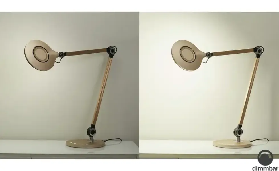 Meisterleuchten LED-Schreibtischleuchte, 1-flammig, Rosegoldfarben