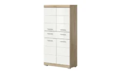 Midischrank SCHLOONSEE, Breite 74cm, 4 Türen, 1 Schubkasten, 4 Fächer, MDF-Front, in verschiedenen Farben erhältlich, Badmöbel, Badschrank, Schrank, Bad Schloonsee