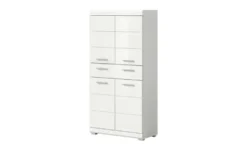 Midischrank SCHLOONSEE, Breite 74cm, 4 Türen, 1 Schubkasten, 4 Fächer, MDF-Front, in verschiedenen Farben erhältlich, Badmöbel, Badschrank, Schrank, Bad Schloonsee
