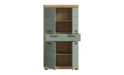 Midischrank SCHLOONSEE, Breite 74cm, 4 Türen, 1 Schubkasten, 4 Fächer, MDF-Front, in verschiedenen Farben erhältlich, Badmöbel, Badschrank, Schrank, Bad Schloonsee