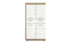 Midischrank WALDSEE, Breite 74cm, 4 Türen, 1 Schubkasten, 4 Fächer, MDF-Front, in verschiedenen Farben erhältlich, Badmöbel, Badschrank, Schrank, Bad Waldsee